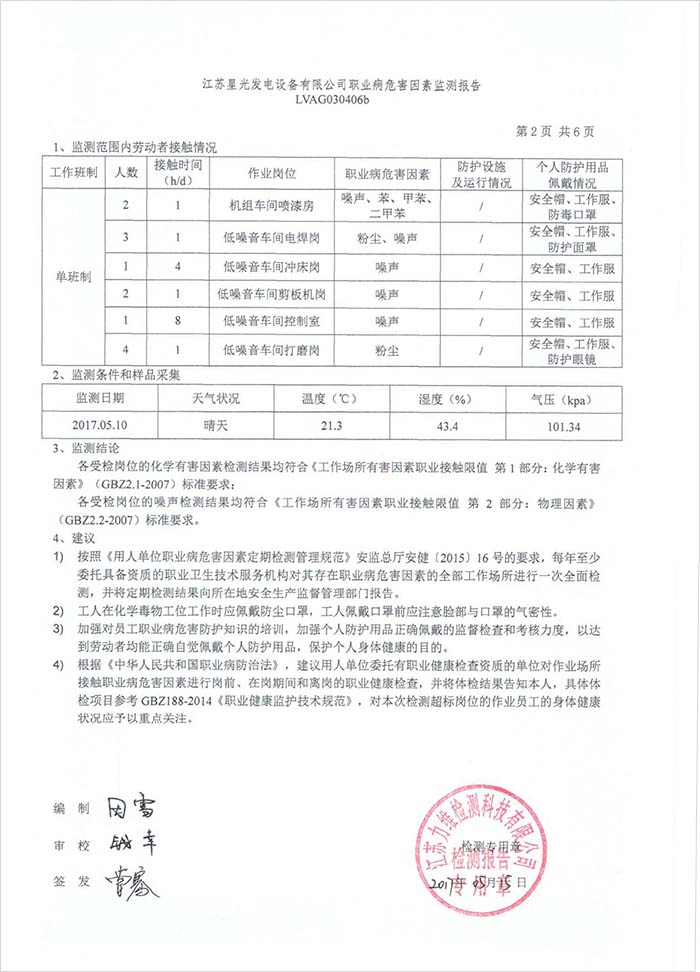 J9九游会职业检测报告